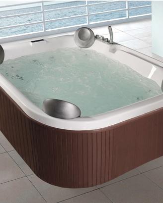  VASCA IDROMASSAGGIO MINIPISCINA QUADRATA 200X200