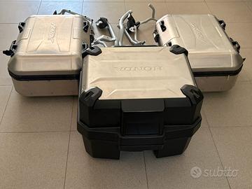 Set 3 valigie e telai honda