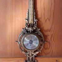 Barometro, termometro, igrometro dorato 