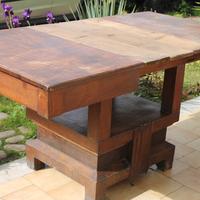 Tavolo legno in arte povera primi del '900