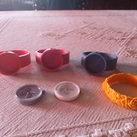 n.2 o'clock + 3 bracciali orologio+ 1 braccialetto