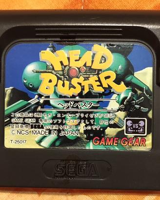 Game Gear Head Buster Jap Sega Gioco