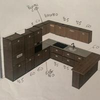 Cucina marca VENETA CUCINE pari al NUOVO!