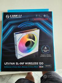 Lian Li Uni Fan SL Infinity blade wireless bianca 