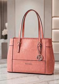 Borsa Guess Rosa Effetto Cocco- Elegante Tote bag 