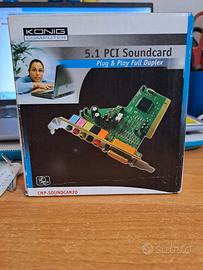 scheda pci soundcard 5.1