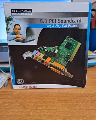 scheda pci soundcard 5.1