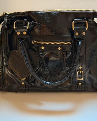 Borsa nera vintage stile Balenziaga