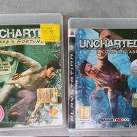 Uncharted Drake’s Fortune & 2 Among Thieves ps3