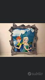 Dipinto a mano su legno