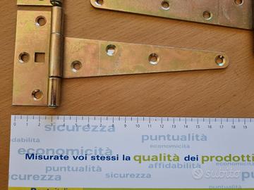 Cerniera in acciaio zincato 180x80 mm