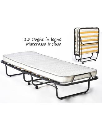 Brandina Pieghevole Letto Singolo con Materasso