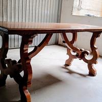 Tavolo d'epoca "fratino" in noce 