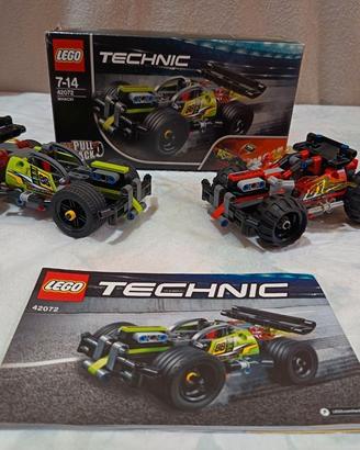 Lego Technic 42072+42073 - ROARRR! Pull Back 3in1