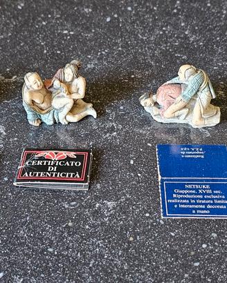 Statuine netsuke da collezione 