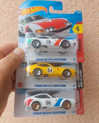 hotwheels Tris Ferrari 365 Gtb4 Competizione 