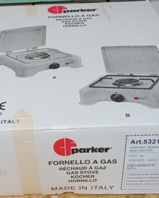 Fornello portatile a gas mai usato