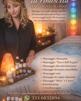 Massaggi e trattamenti olistici