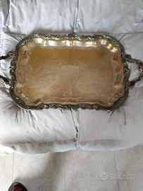 VINTAGE VASSOIO ARGENTATO