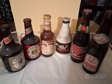 Bottiglie Birra da collezione anni 70'/80'.