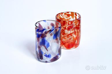 Bicchieri in vetro di Murano