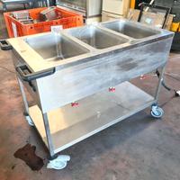 carrello termico Hupfer bagnomaria mai usato