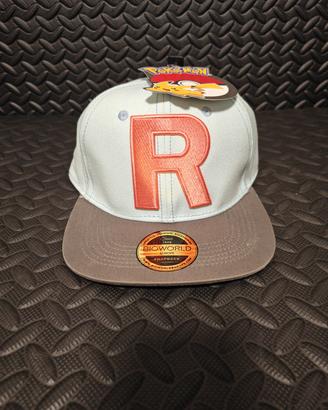 Bioworld Cappellino Snapback Team Rocket Nuovo