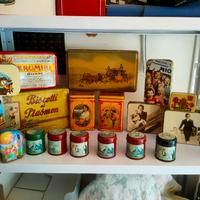 llatte pubblicitarie vintage..intero lotto