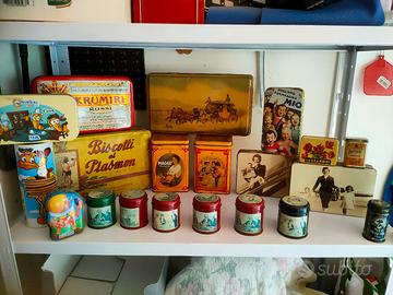 llatte pubblicitarie vintage..intero lotto