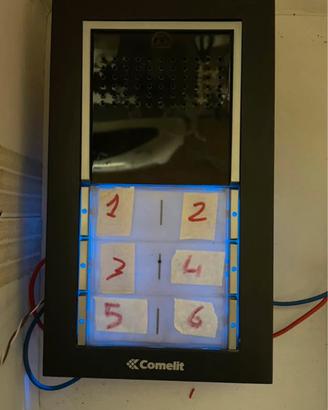 Kit citofonico comelit