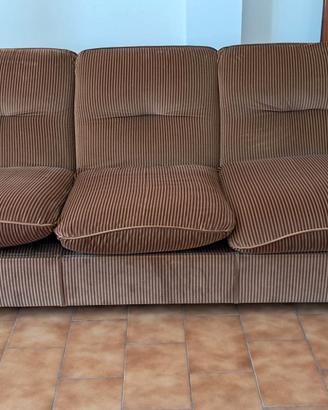 divano letto una piazza compreso materasso