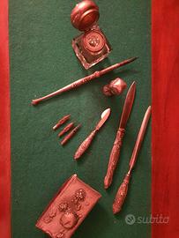 Antico servizio scrittoio in argento