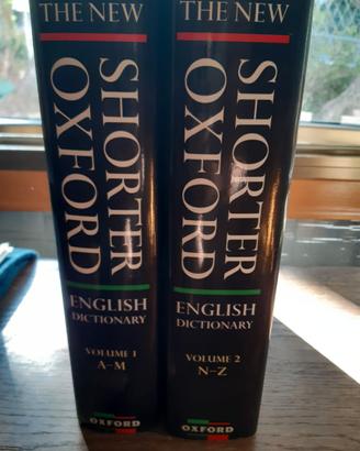 DIZIONARIO INGLESE THE NEW SHORTER OXFORD