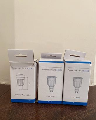 Lampadine LED GU10 10W 4000K