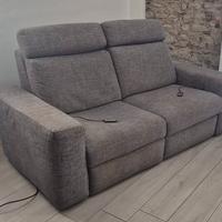 Divano  Poltrone Sofà Carraie 2 Movimenti Relax
