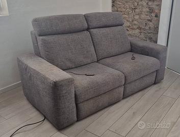 Divano  Poltrone Sofà Carraie 2 Movimenti Relax