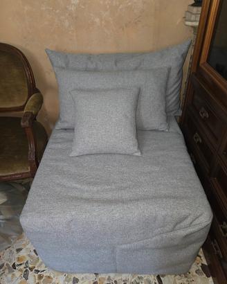 poltrona singola con letto a scomparss