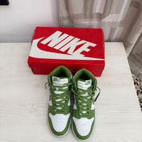 Nike Dunk High Green/White - Taglia 44
