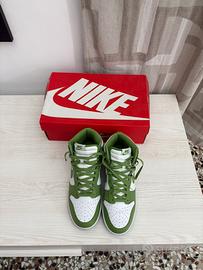 Nike Dunk High Green/White - Taglia 44