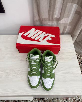 Nike Dunk High Green/White - Taglia 44