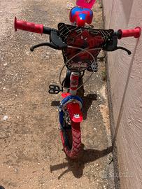 Bici bimbo bimba Spiderman Unicorno