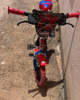 Bici bimbo bimba Spiderman Unicorno