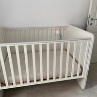 Culla italbaby trasformabile in letto e fasciatoio