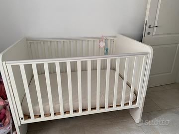 Culla italbaby trasformabile in letto e fasciatoio