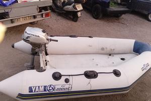 Gommone con motore con libretto perfetto