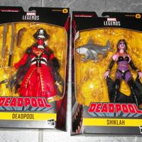 Marvel Legends DEADPOOL e SHIKLAH