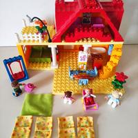 LEGO VILLE DUPLO 5639 Casa Famiglia Retro Completo