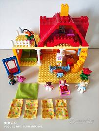 LEGO VILLE DUPLO 5639 Casa Famiglia Retro Completo