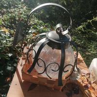 lampione in ferro battuto