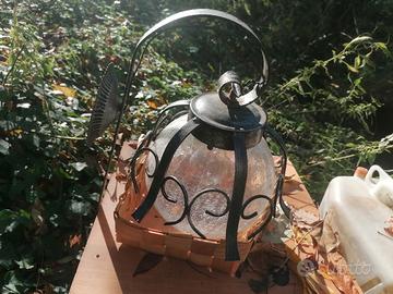 lampione in ferro battuto